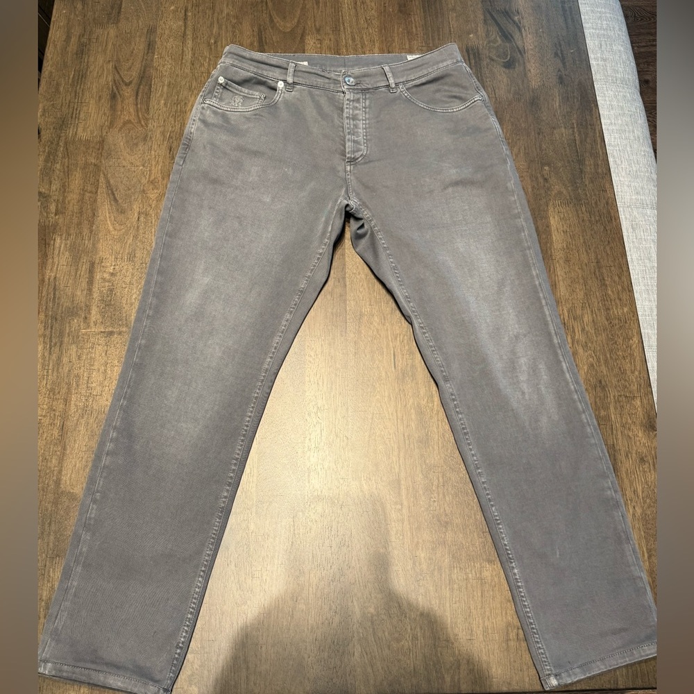 EUC Brunello Cucinelli Grey Jeans Size 34